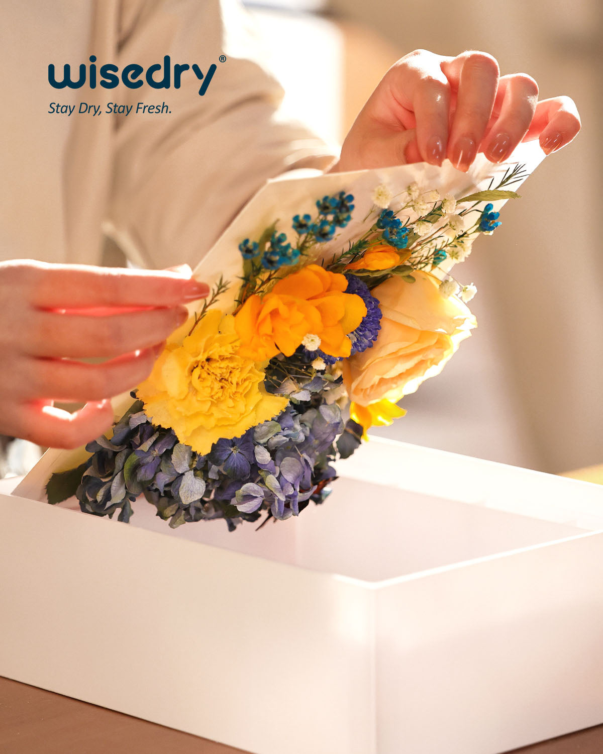Dried Flower Shadow Box DIY Bundle(Flower Shadow Box + Flower Drying Box + 5 LBS Flower Drying Crystals)