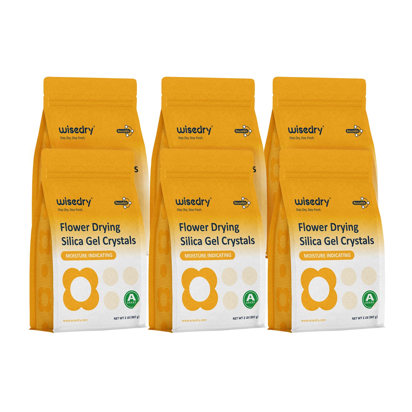 wisedry Silica Gel Flower Drying Crystals