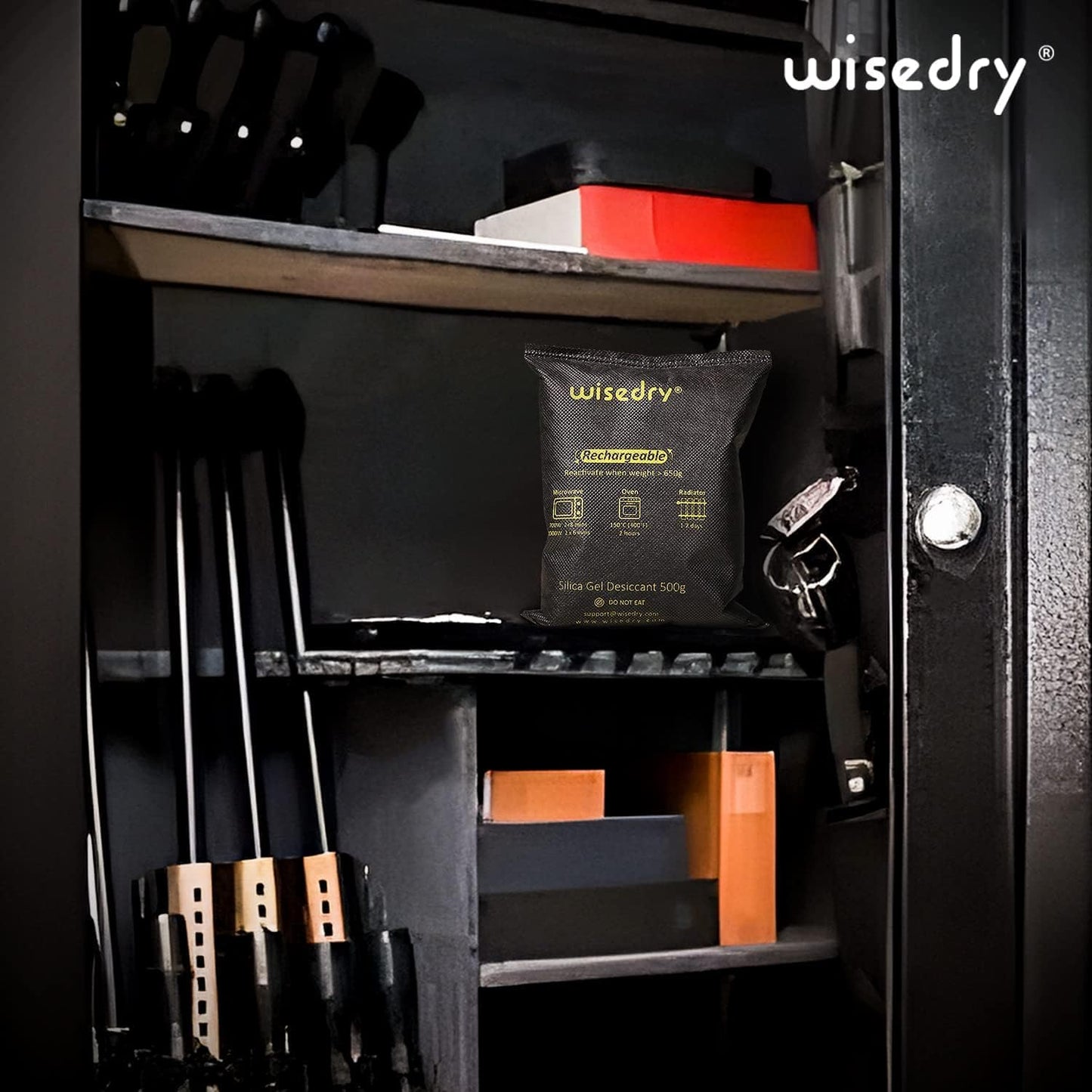 wisedry Silica Gel Sachets 500gX2 Packs