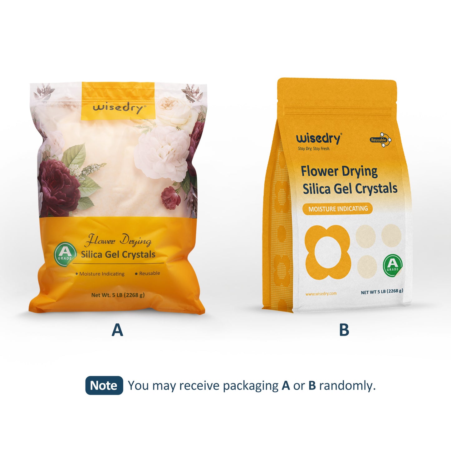 wisedry Silica Gel Flower Drying Crystals