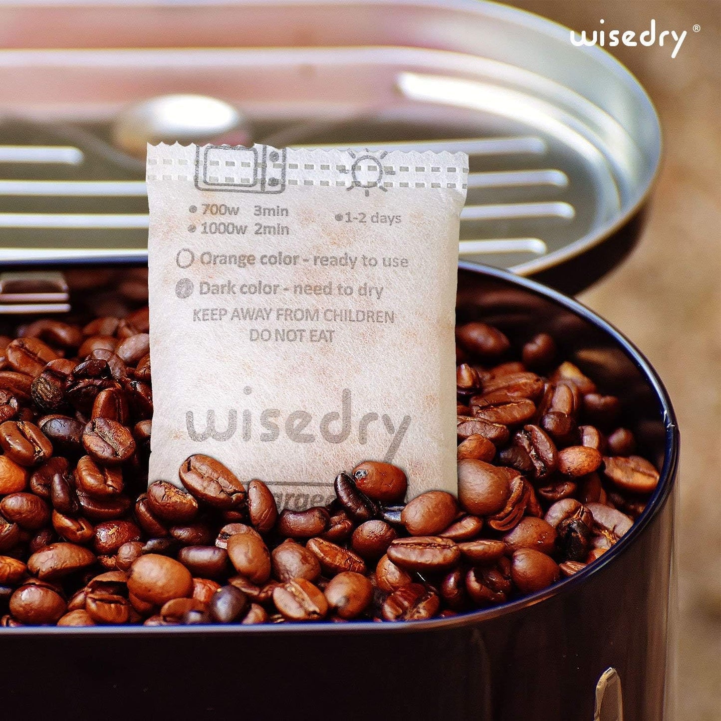 wisedry Silica Gel Sachets 50gX6 Packs