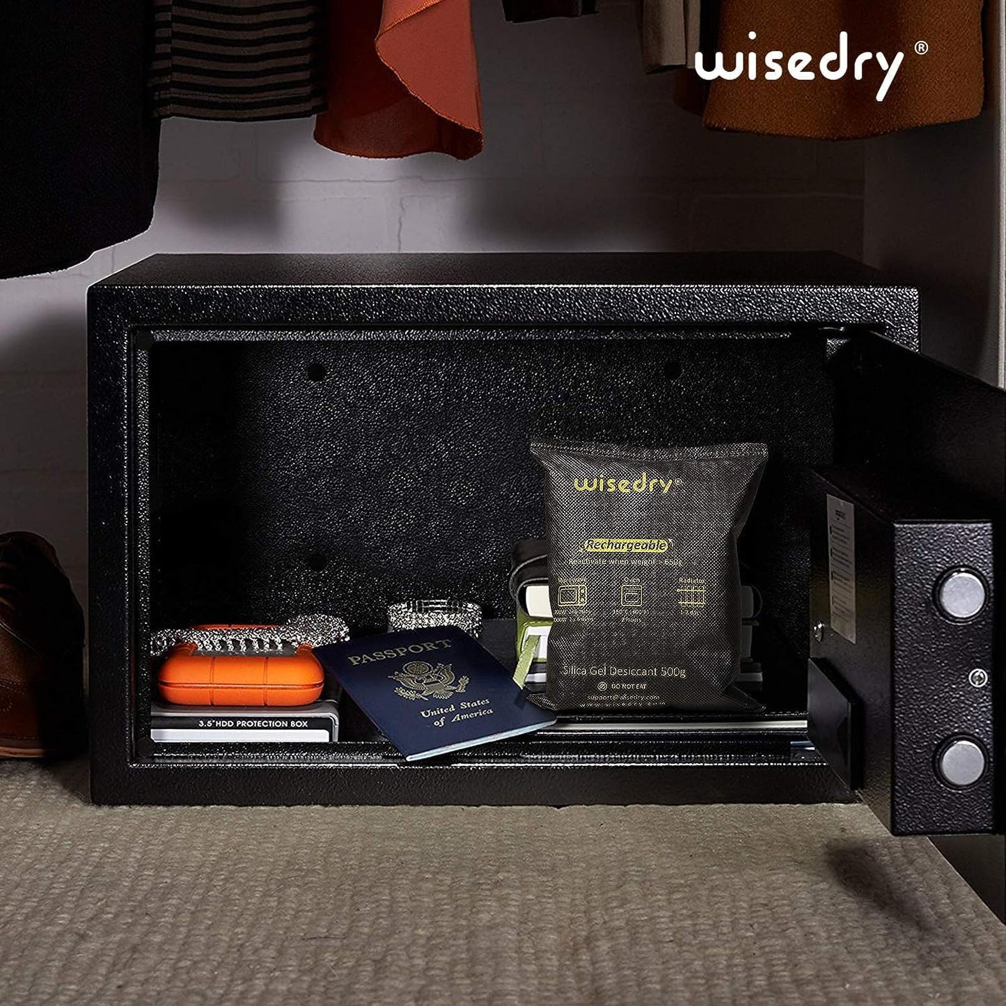 wisedry Silica Gel Sachets 500gX2 Packs