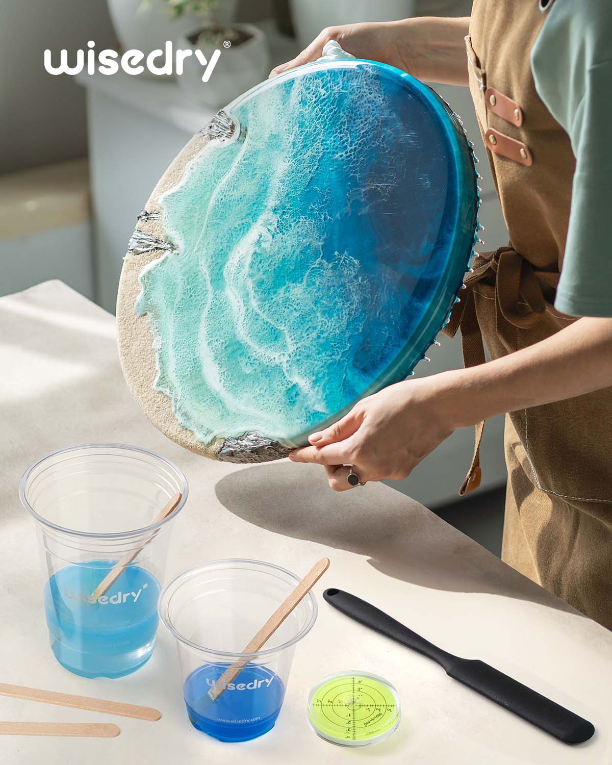 wisedry 9-Piece Epoxy Resin Tool Kit for Beginners