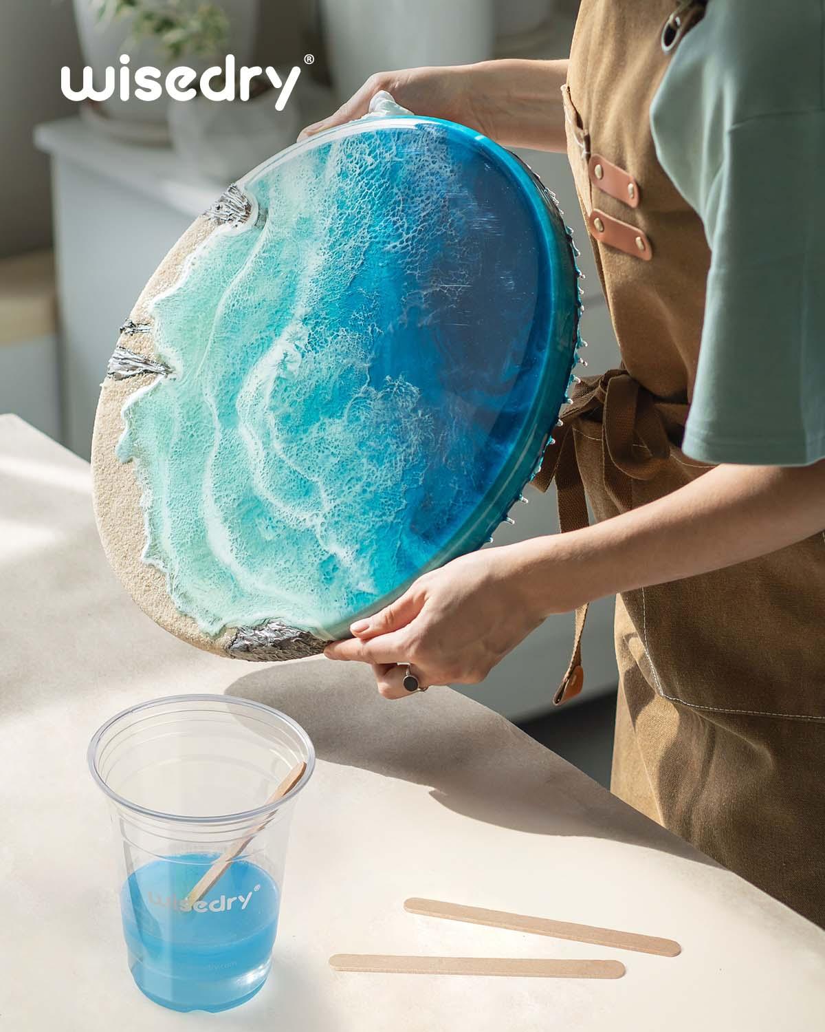 wisedry 4-Piece Epoxy Resin Tool Kit for Professional Crafters & Artists