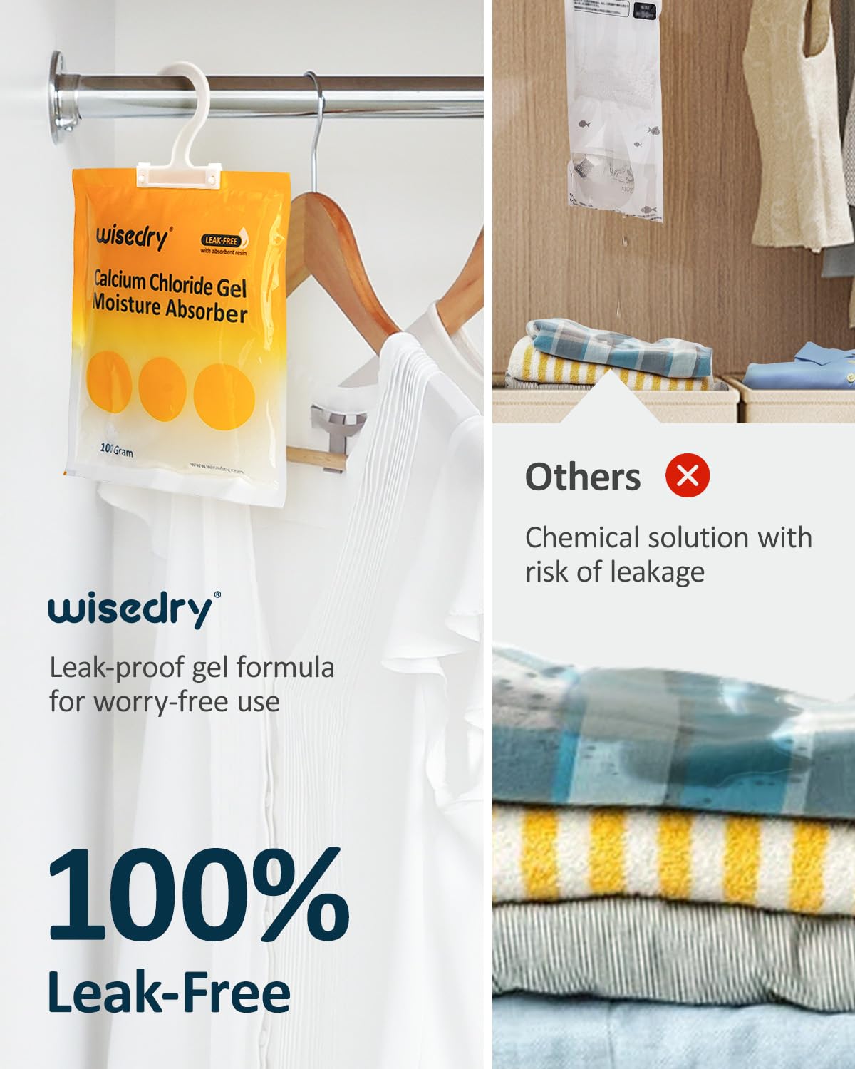 Wisedry Disposable Moisture Absorbers 100G