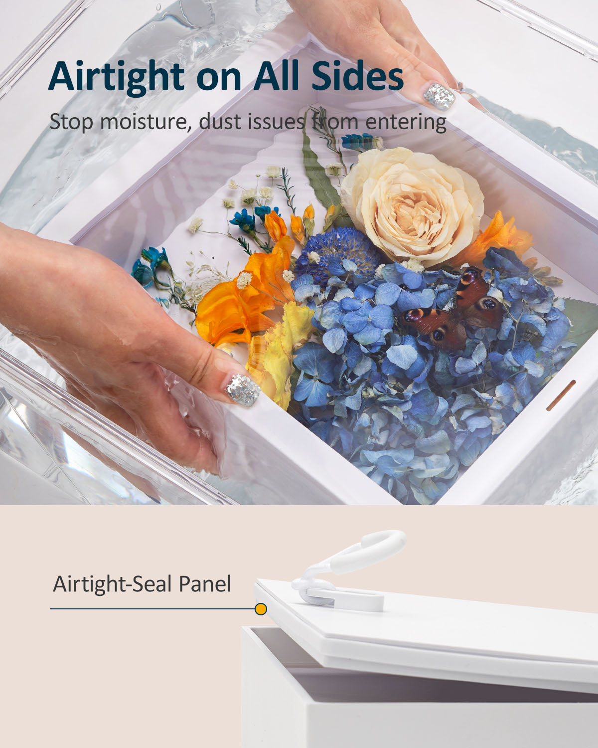 Wisedry Shadow Box for Flower Preservation