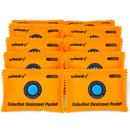wisedry ColorDot Silica Gel Packets 100g