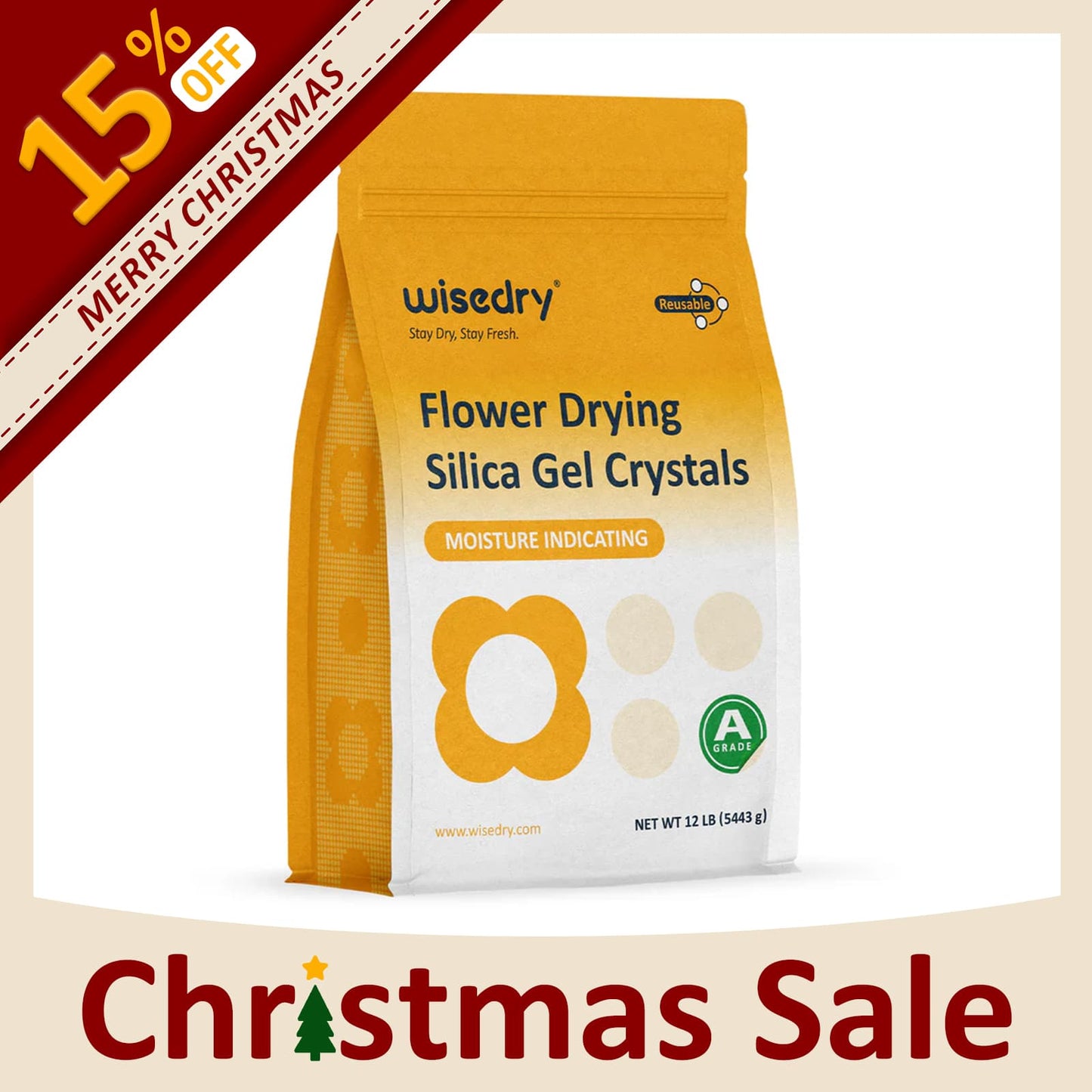 wisedry Silica Gel Flower Drying Crystals