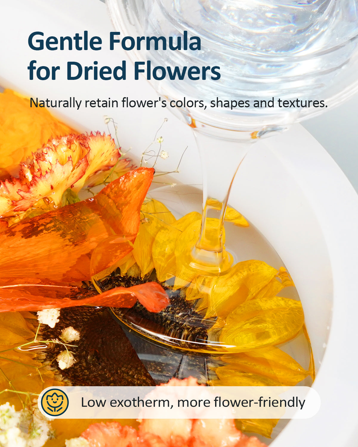 wisedry 2 : 1 Epoxy Resin for Floral Preservation