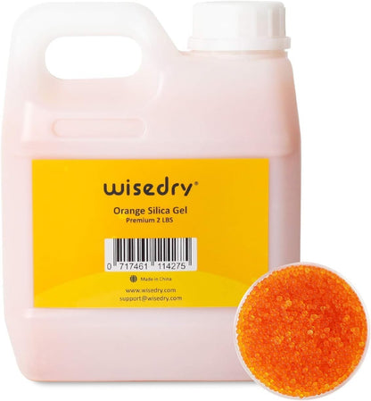 wisedry Silica Gel Desiccant Beads Bulk Reusable