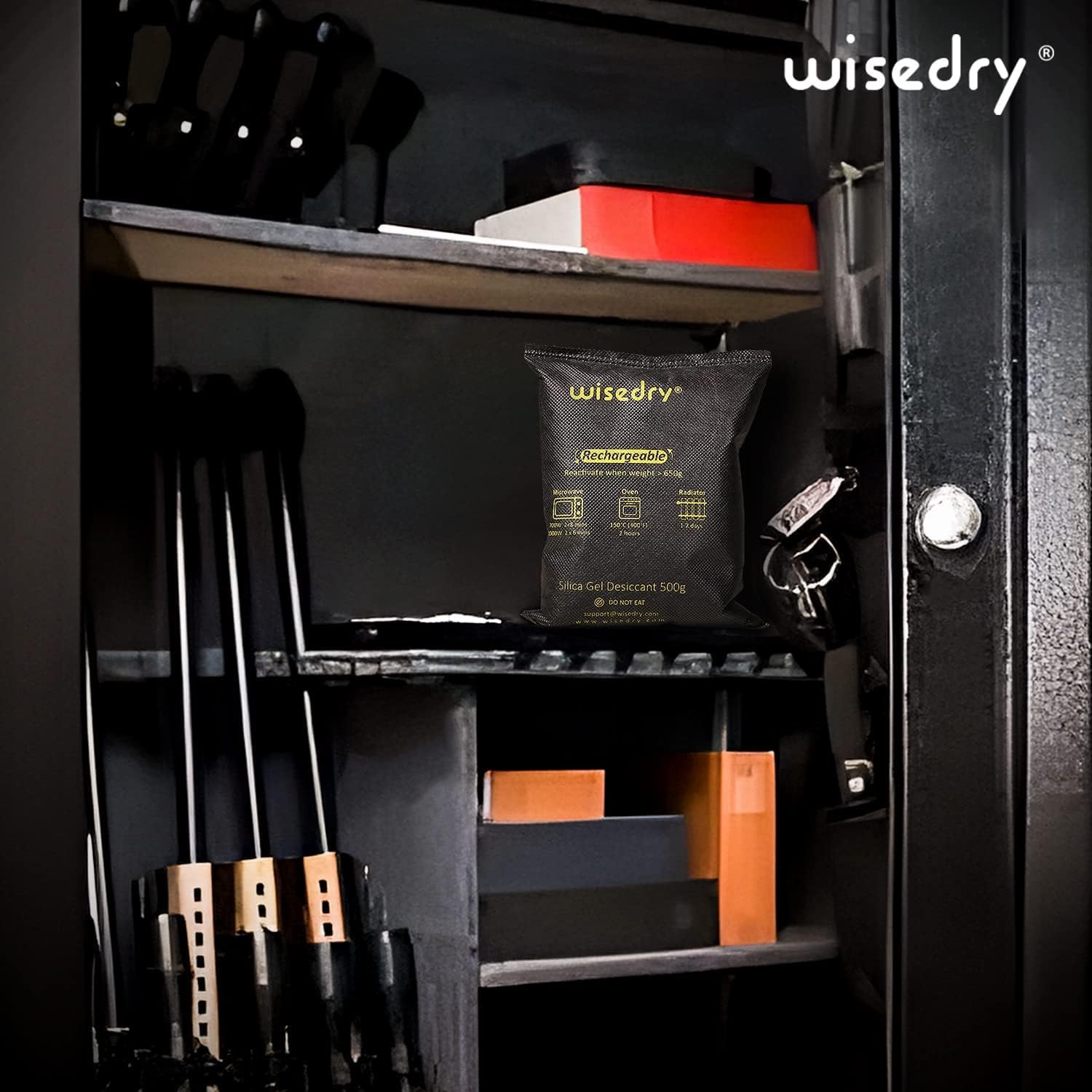 wisedry Silica Gel Sachets 500gX2 Packs