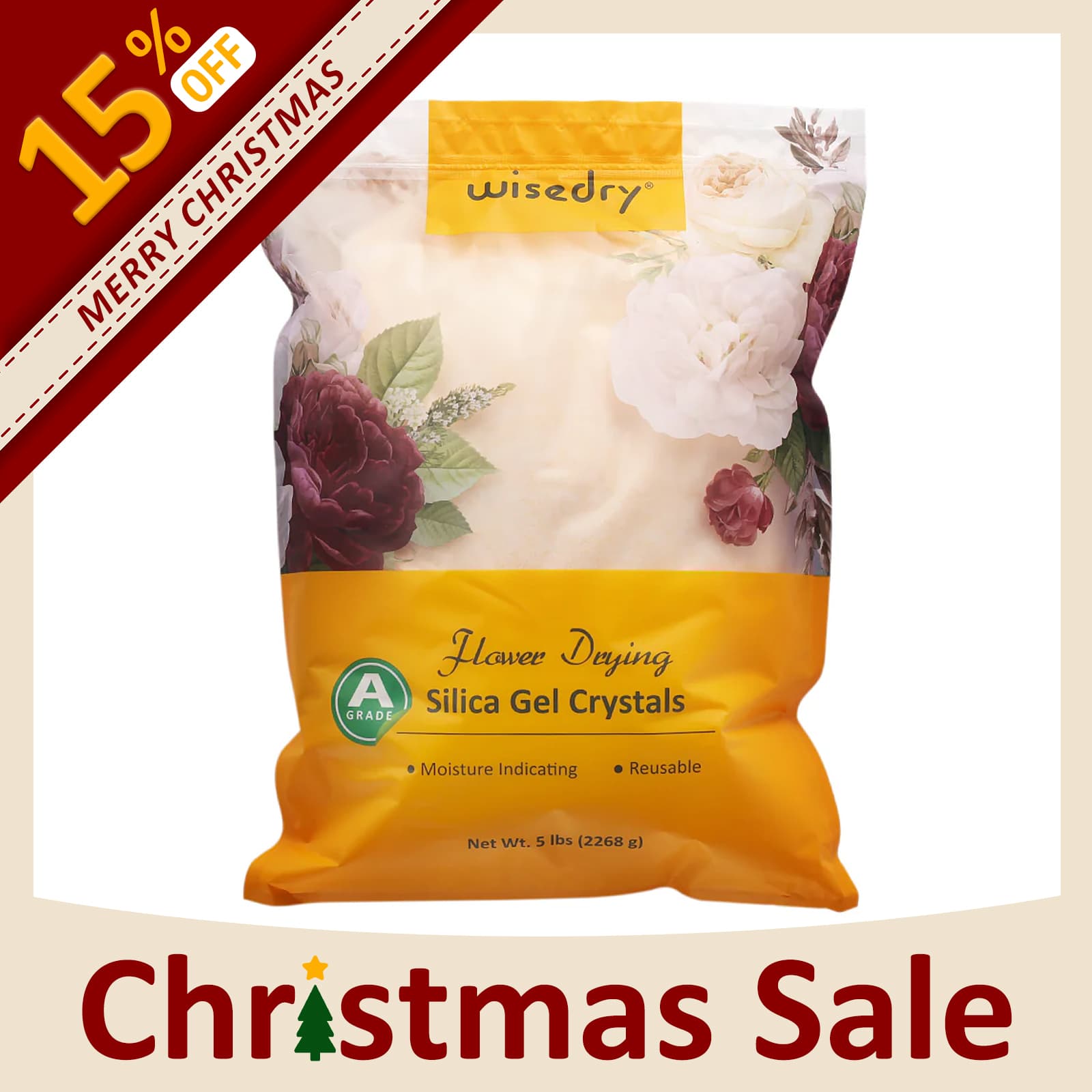 wisedry Silica Gel Flower Drying Crystals