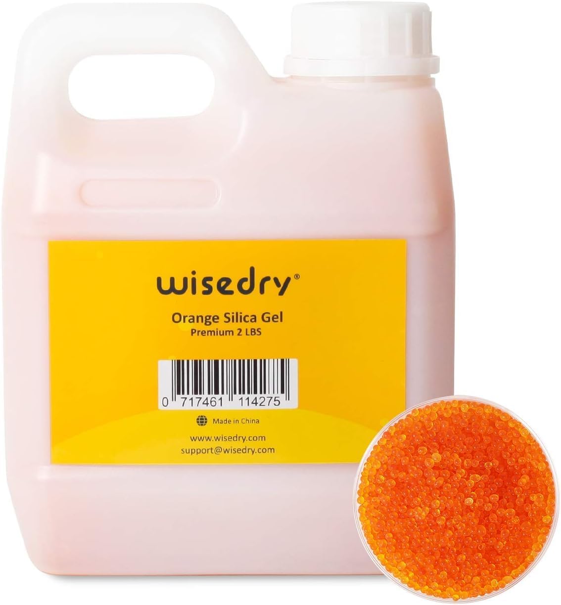 wisedry Silica Gel Desiccant Beads Bulk Reusable