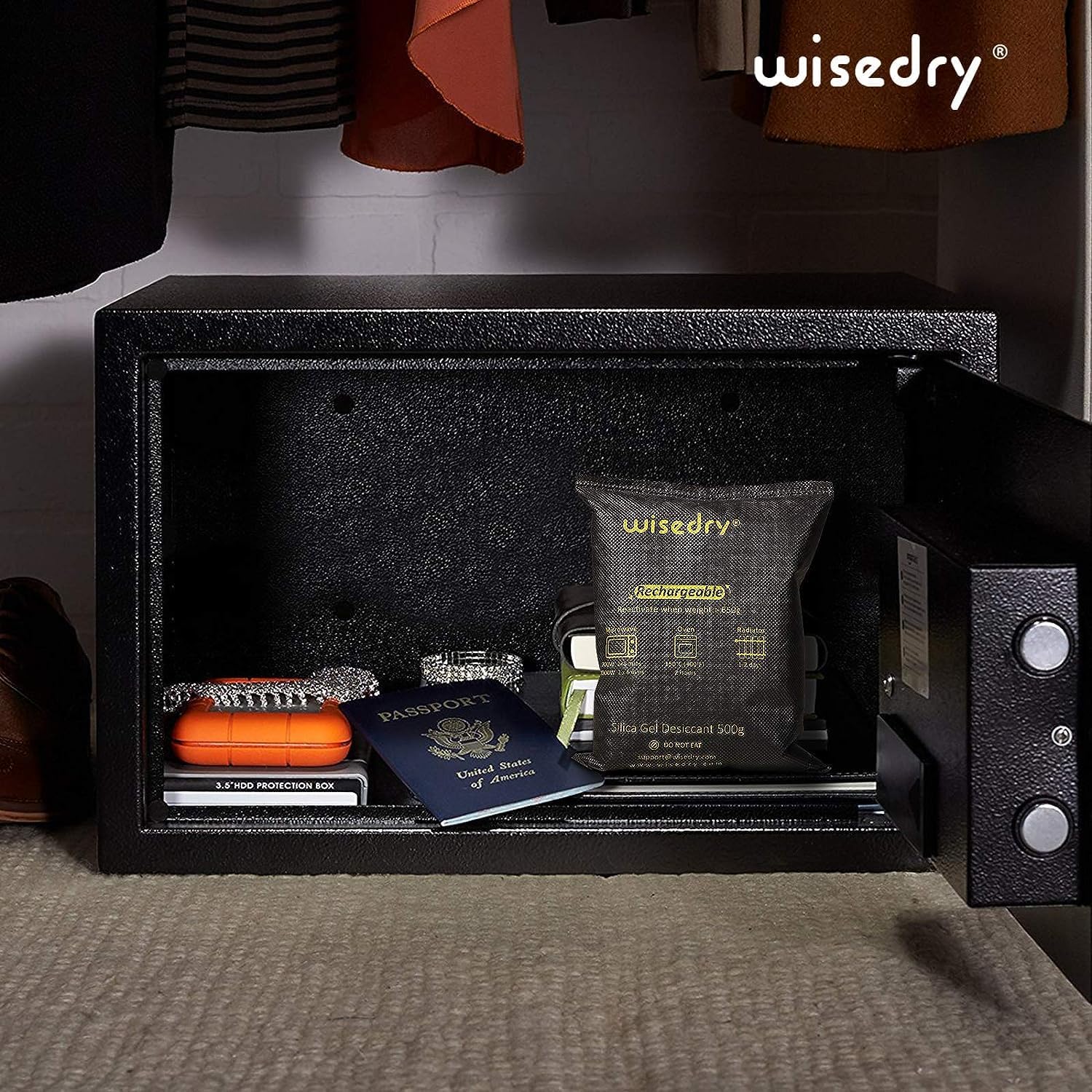 wisedry Silica Gel Sachets 500gX2 Packs