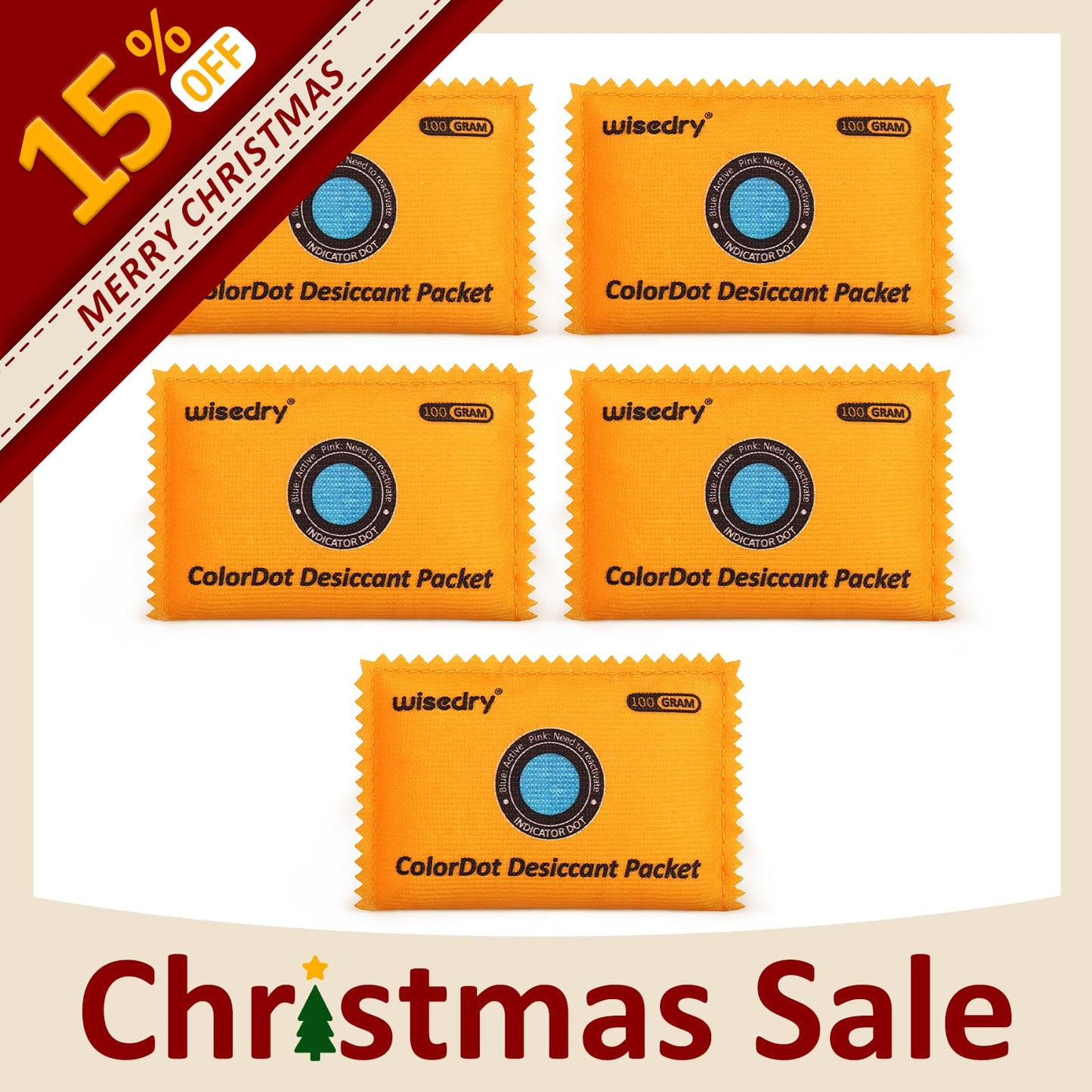 Wisedry rechargeable silica gel desiccant packs with saturation indicator dots, microwave reactivation, and airtight resealable packaging for protecting valuables from moisture.