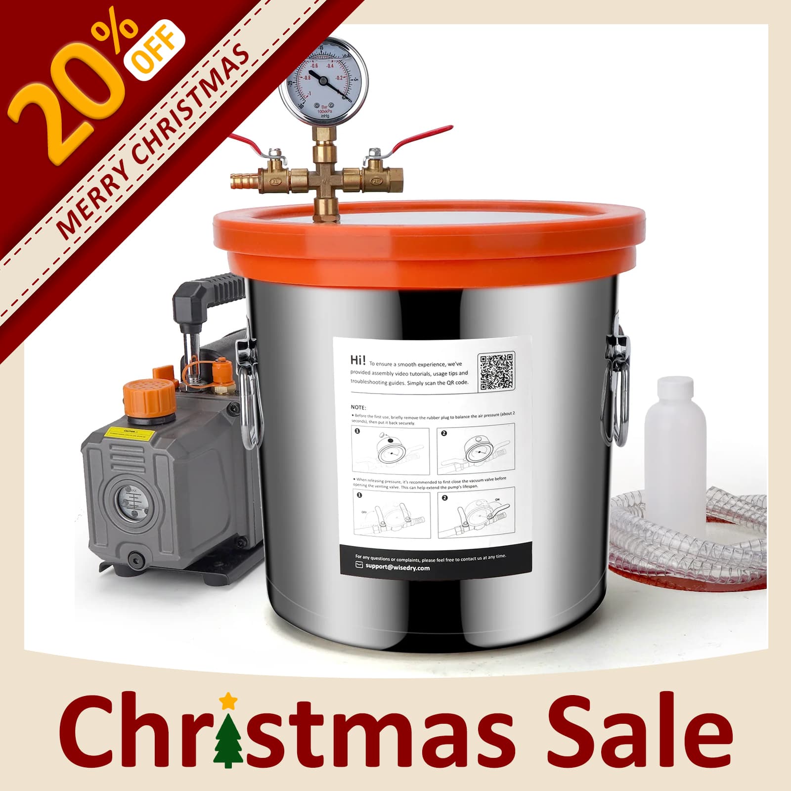 vacuum chamber kit,vacuum chamber kit for resin casting,3 gallon vacuum chamber kit,vacuum chamber and pump kit,vacuum chamber pump kit,vacuum pump chamber kit