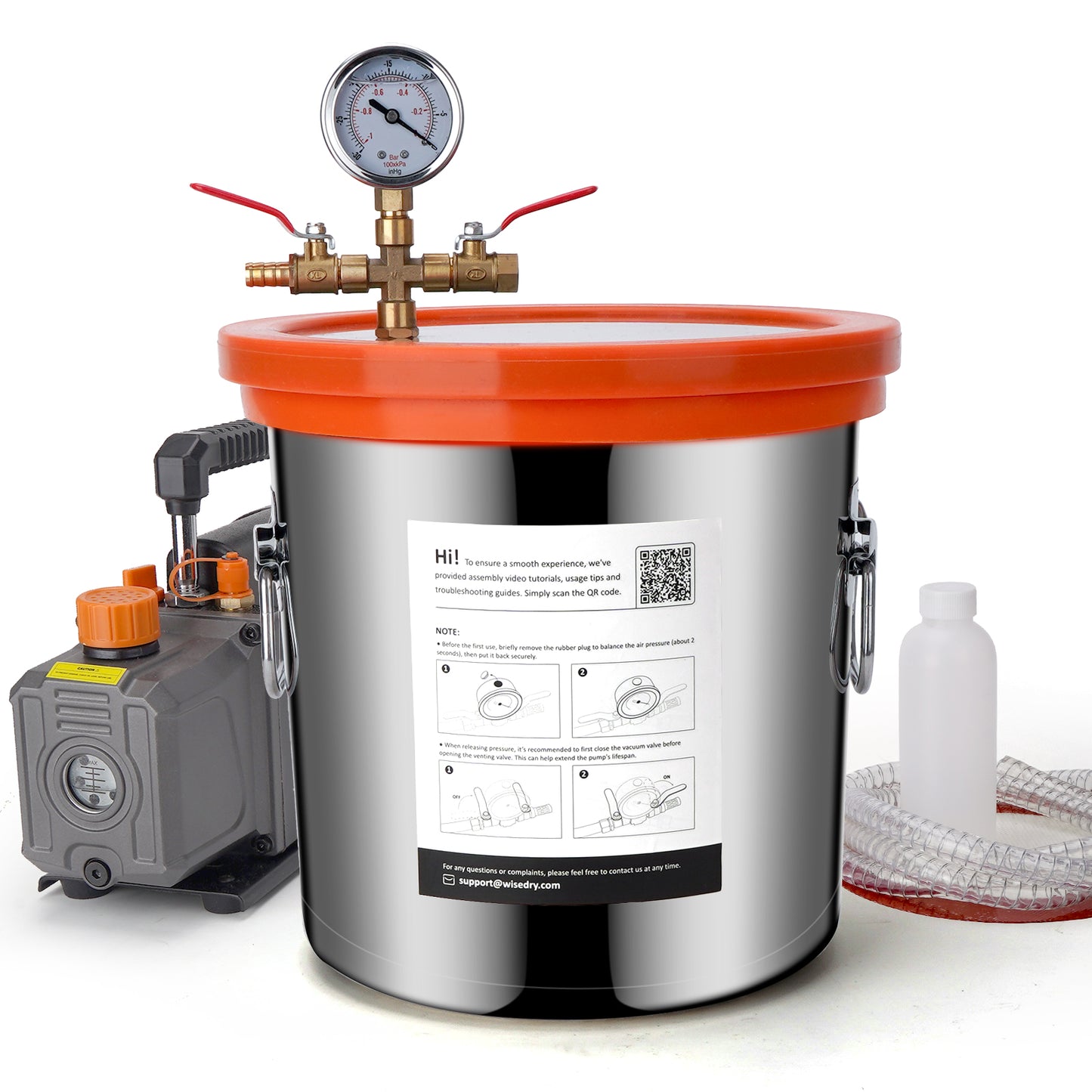 vacuum chamber kit,vacuum chamber kit for resin casting,3 gallon vacuum chamber kit,vacuum chamber and pump kit,vacuum chamber pump kit,vacuum pump chamber kit