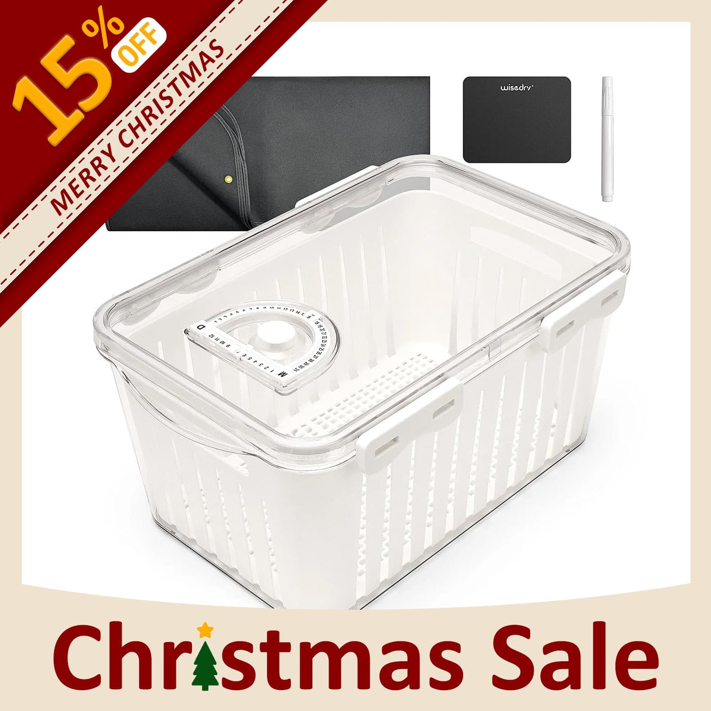 wisedry Silica Gel Flower Drying Container