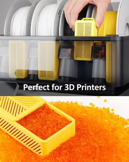 wisedry Silica Gel Desiccant Beads Bulk Reusable